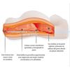 Vagina realistica con panza de embarazada y pecos